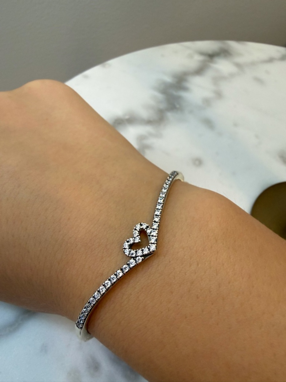 Silver Pandora Bracelet - Picture 2 of 4